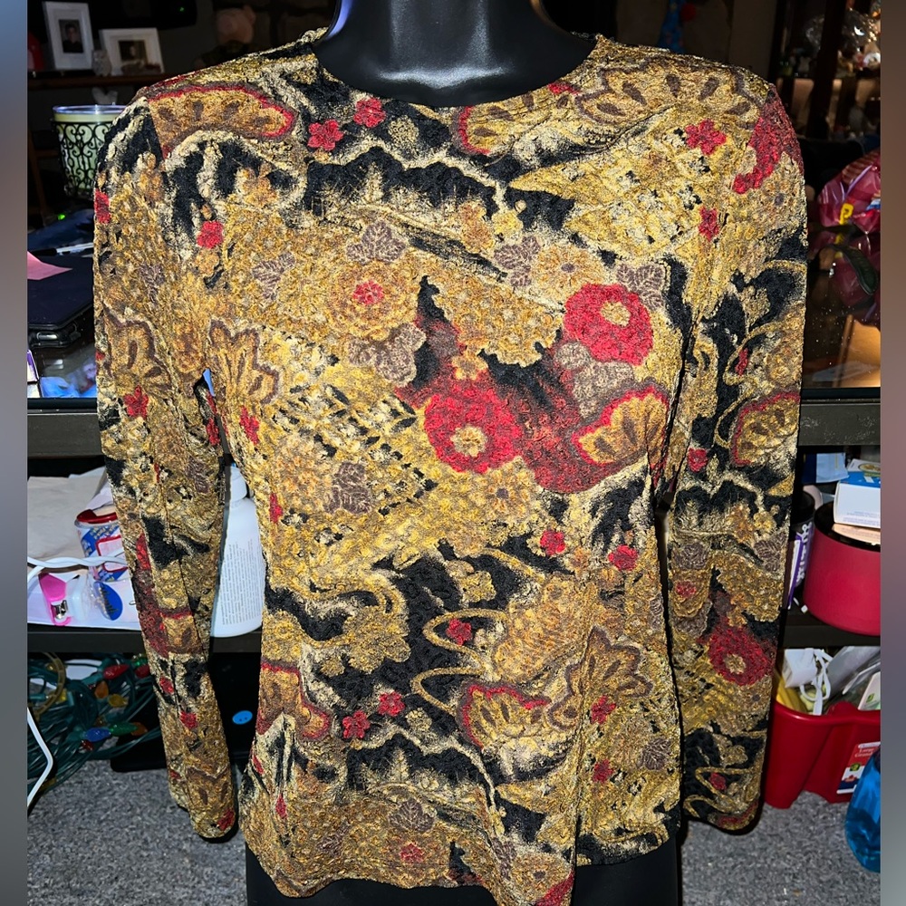 Nygard Collection Bright Colours Long Sleeve Shirt